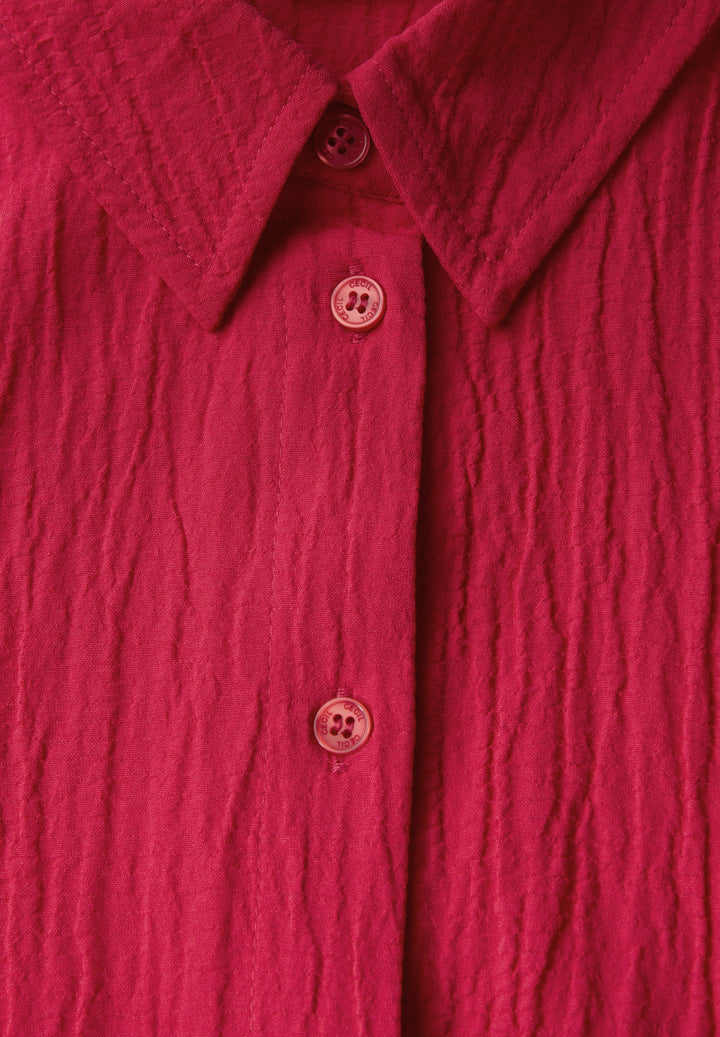 Solid Structure Blouse, glazed apple red 16759 Bild 2