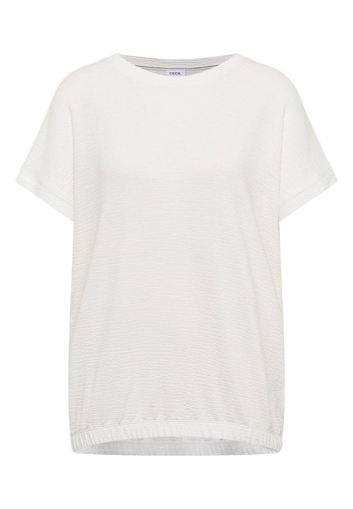 Solid Structure Shirt, vanilla white 13474 Bild 1
