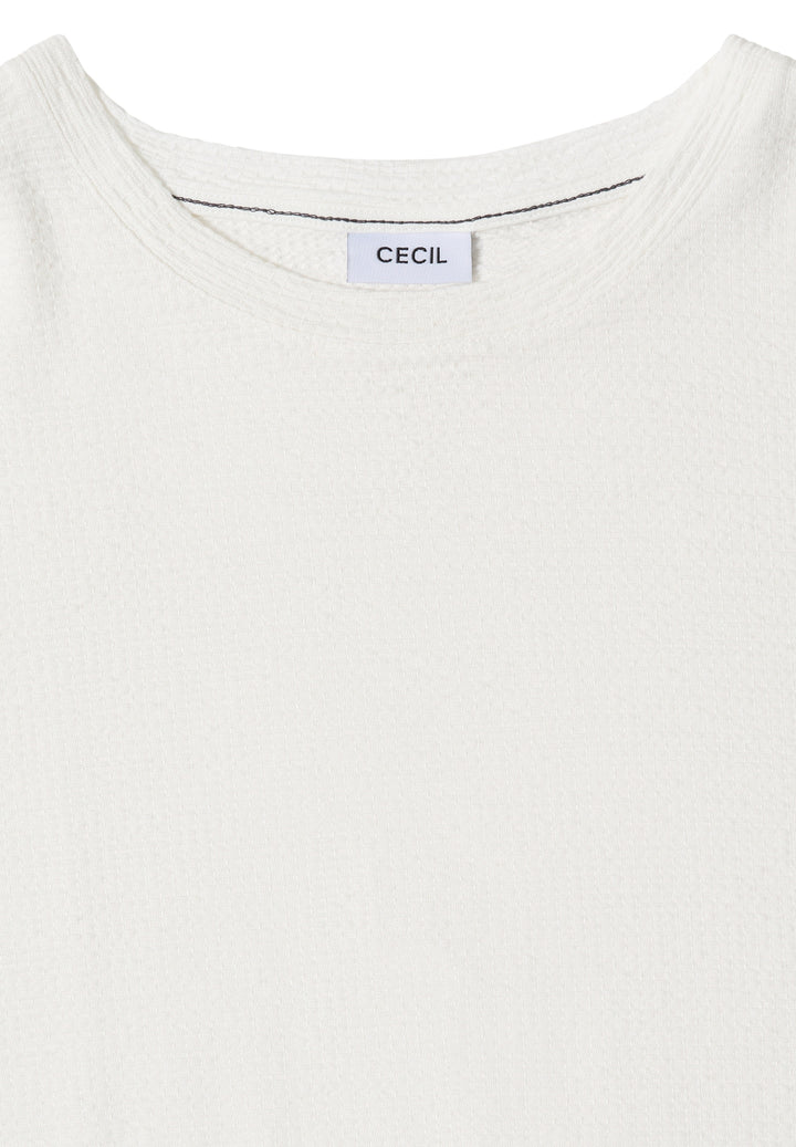 Solid Structure Shirt, vanilla white 13474 Bild 2