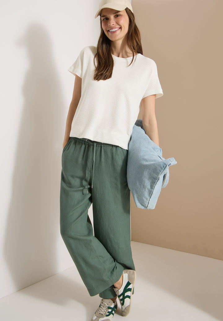 Solid Structure Shirt, vanilla white 13474 Bild 5