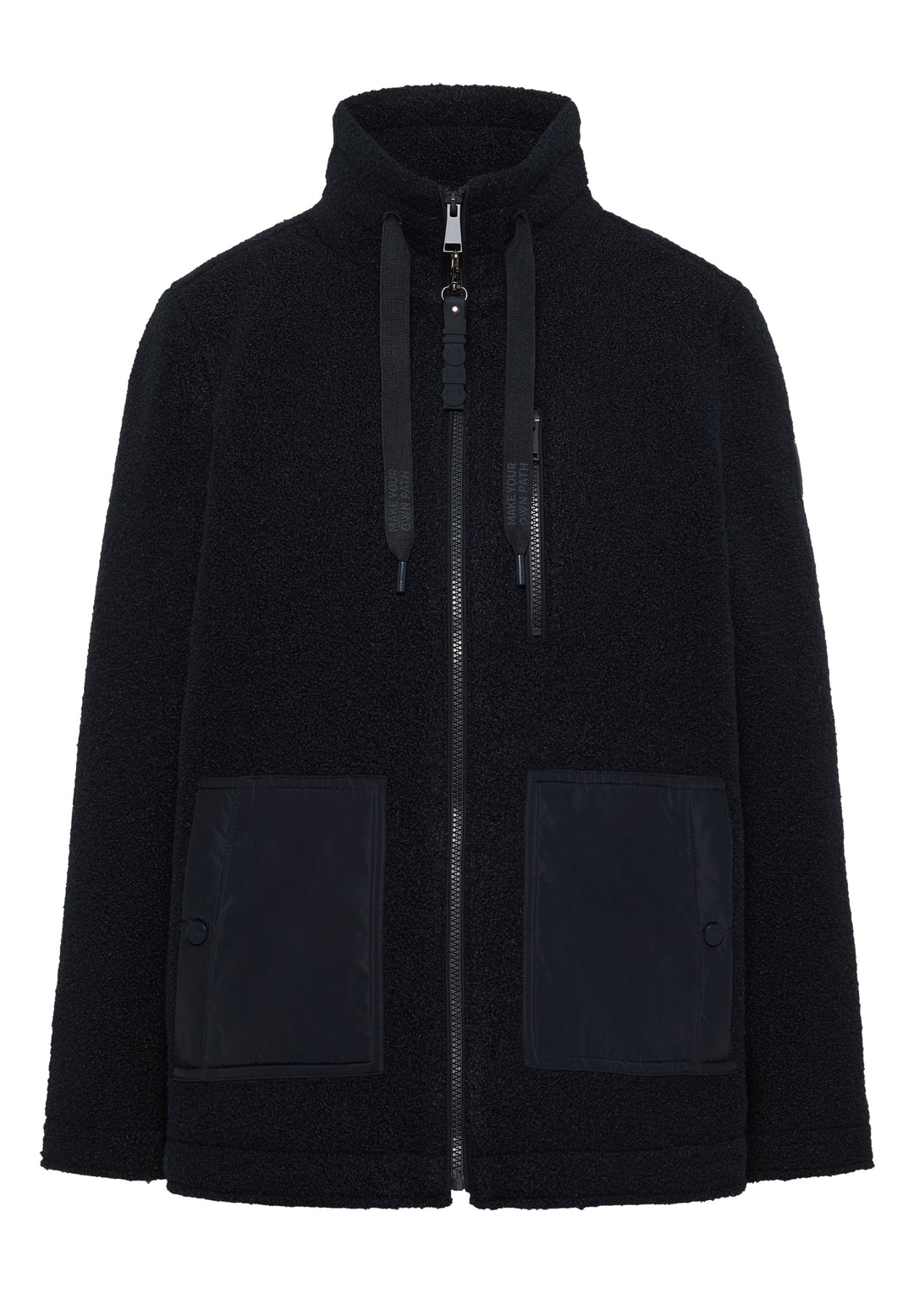 Sportive Midi Teddy Overshirt, dark navy blue 15631 Bild 1