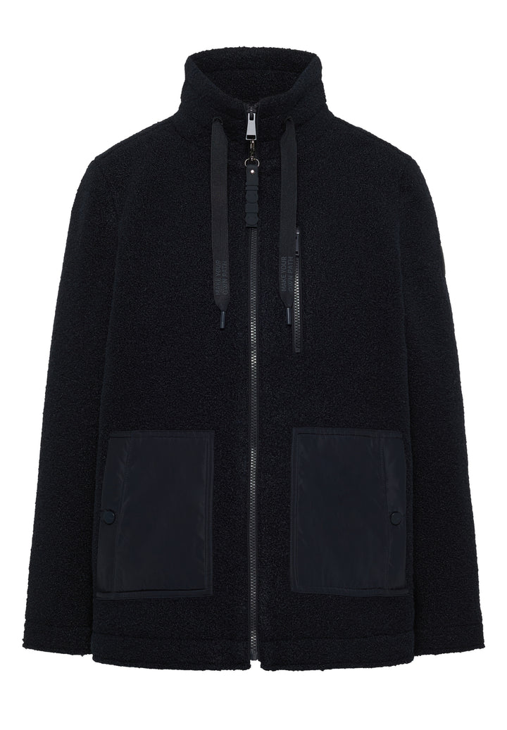 Sportive Midi Teddy Overshirt, dark navy blue 15631 Bild 1