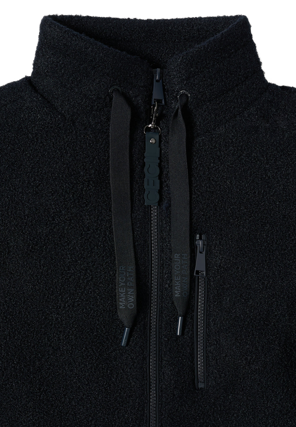 Sportive Midi Teddy Overshirt, dark navy blue 15631 Bild 2