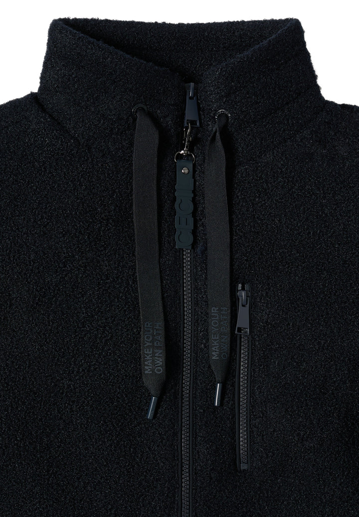Sportive Midi Teddy Overshirt, dark navy blue 15631 Bild 2