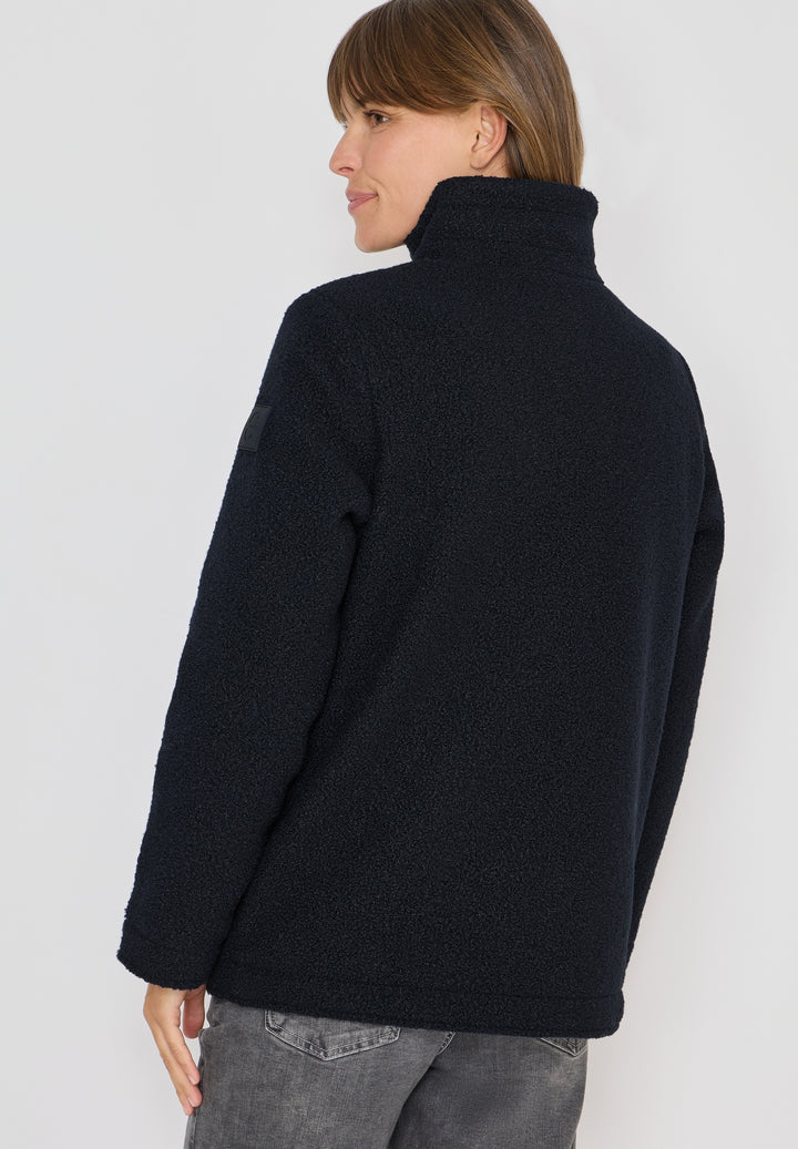 Sportive Midi Teddy Overshirt, dark navy blue 15631 Bild 4
