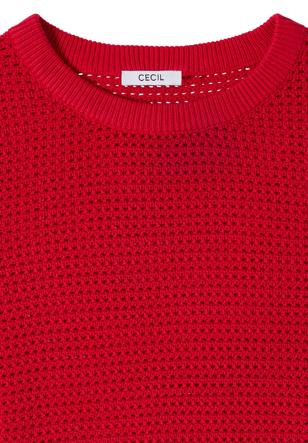 Structured Roundneck, glazed apple red 16759 Bild 2