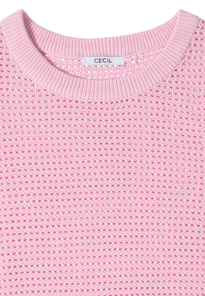 Structured Roundneck, light blush rose 17600 Bild 2