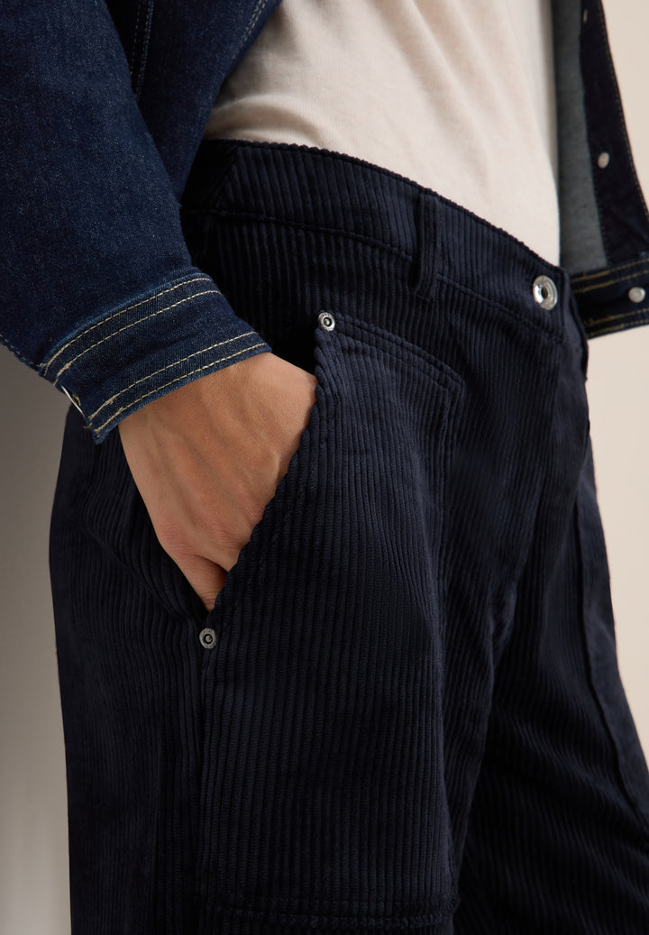 Style Neele Corduroy Big Rib, urban dark blue 16831 Bild 6