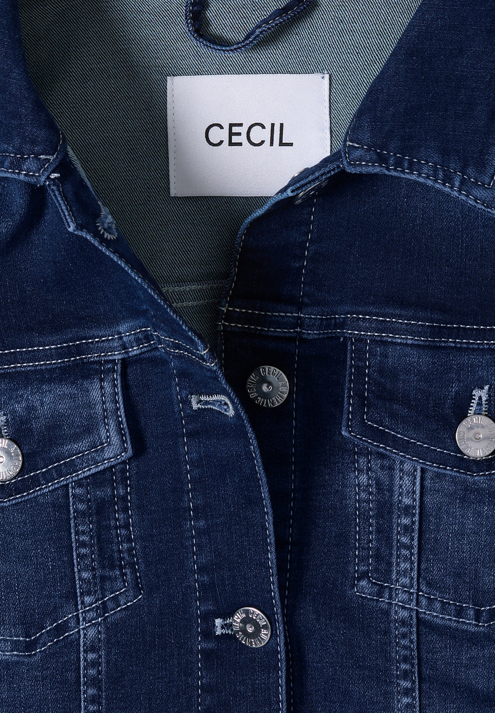 Style NOS Denim Jacket, mid blue wash 10281 Bild 2