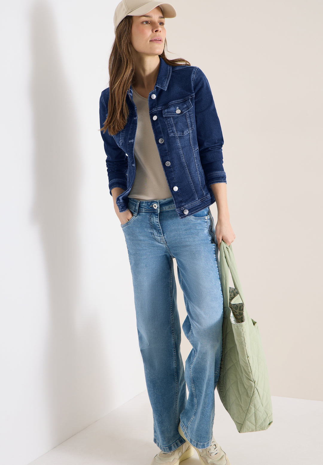 Style NOS Denim Jacket, mid blue wash 10281 Bild 5