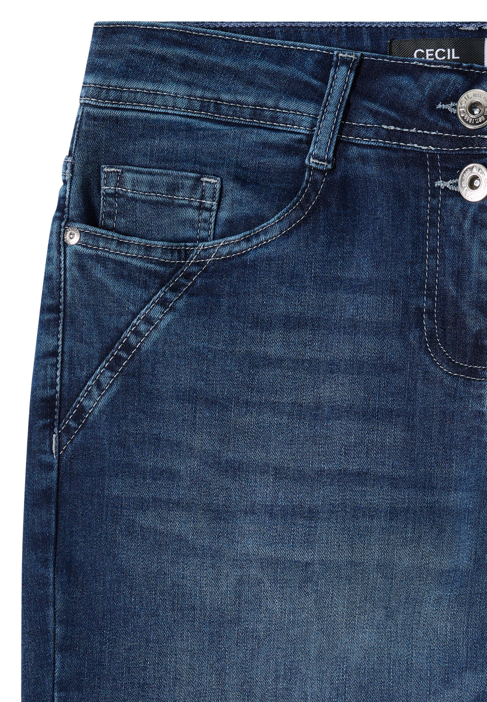 Style NOS Neele Mid Blue, mid blue used wash 10320 Bild 2