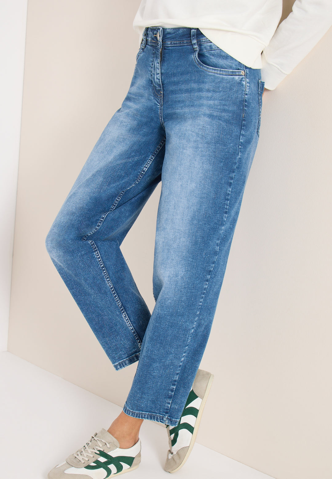 Style NOS Scarlett BARREL Mid, mid blue wash 10283 Bild 3