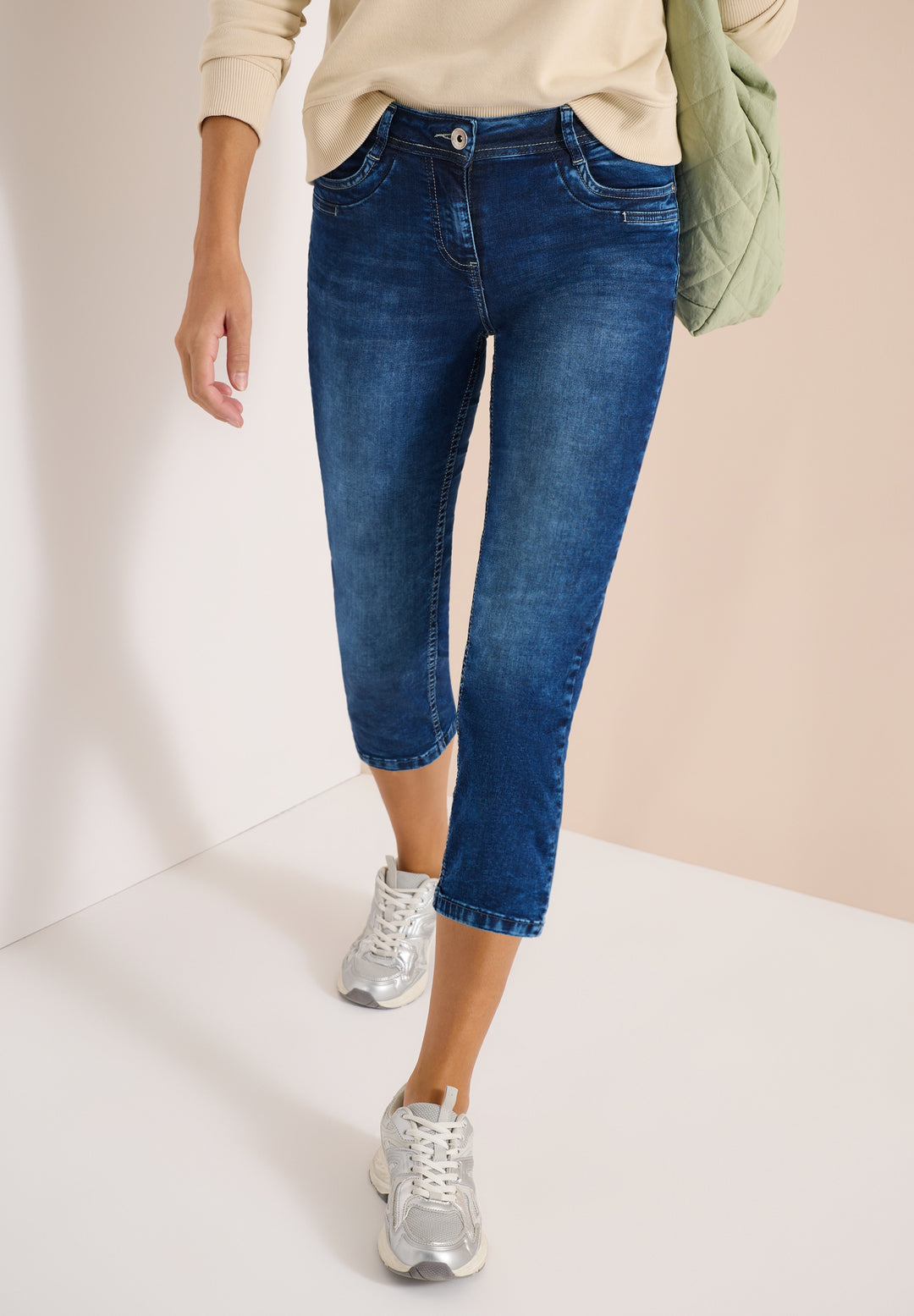 Style NOS Scarlett Mid Blue 22, mid blue used wash 10320 Bild 5