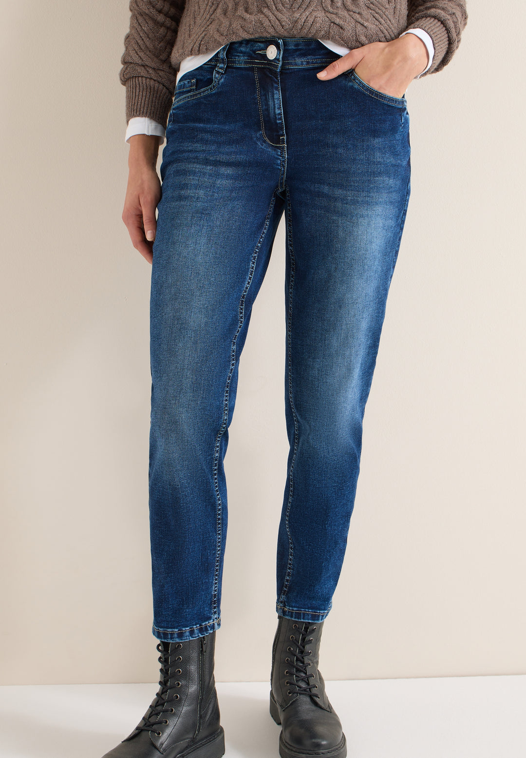Style NOS Scarlett Mid Blue, mid blue wash 10281 Bild 3
