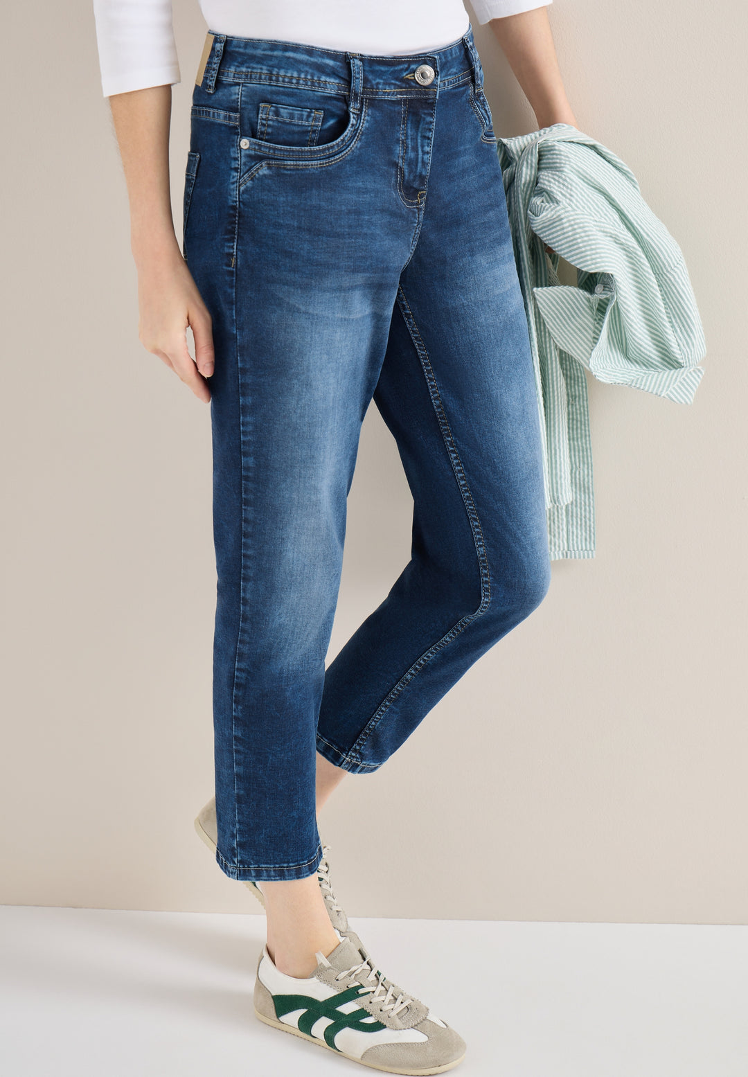 Style NOS Scarlett Mid Blue, mid blue used wash 10320 Bild 3