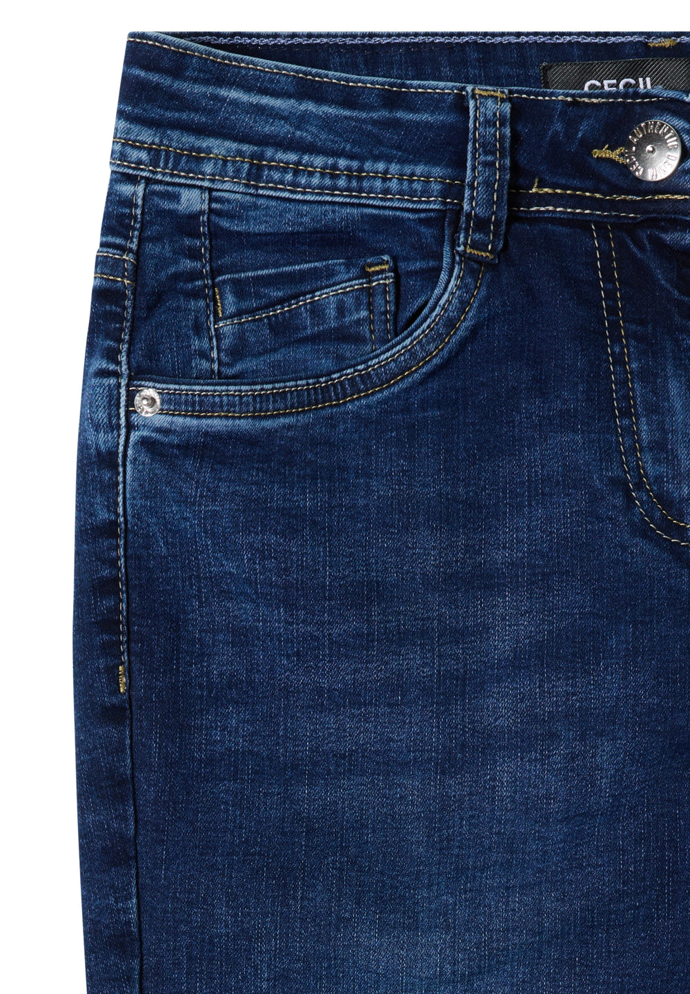 Style NOS Scarlett STRAIGHT Mi, mid blue used wash 10235 Bild 2