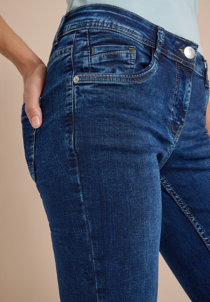 Style NOS Scarlett STRAIGHT Mi, mid blue used wash 10235 Bild 7