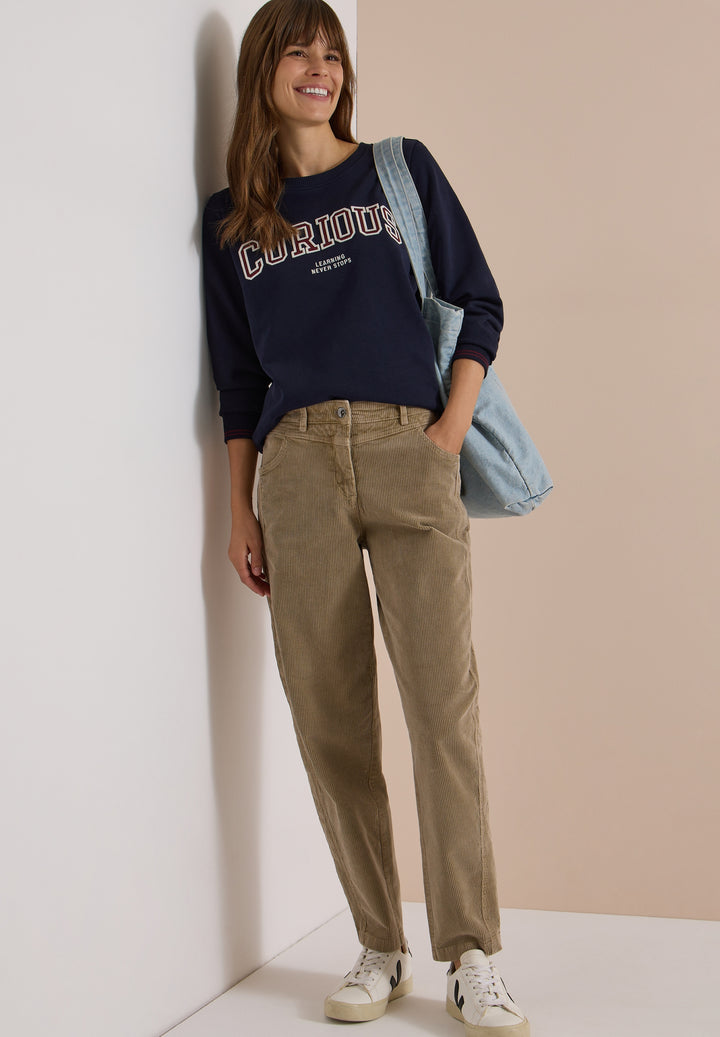 Style Scarlett Barrel Corduroy, creamy mocha 17766 Bild 5