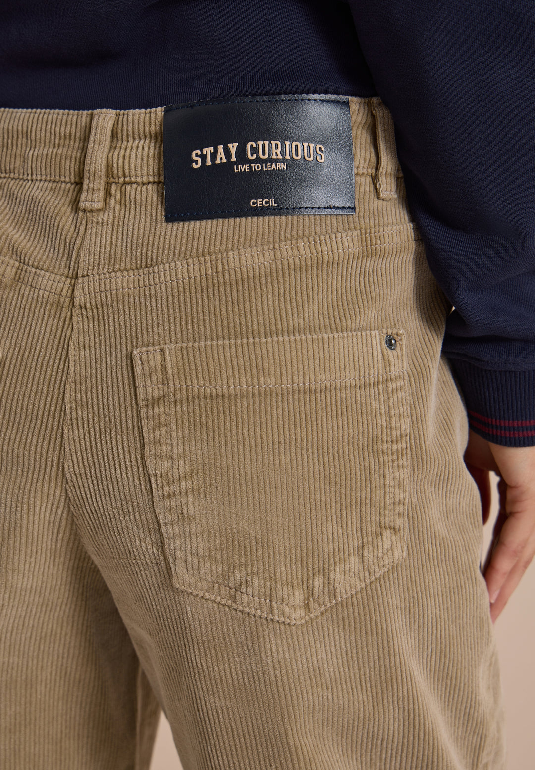 Style Scarlett Barrel Corduroy, creamy mocha 17766 Bild 7