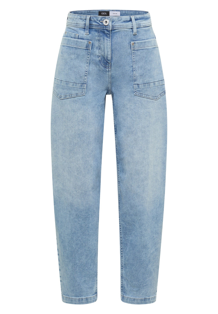 Style TOS Scarlett BARREL Ligh, light blue used wash 10349 Bild 1