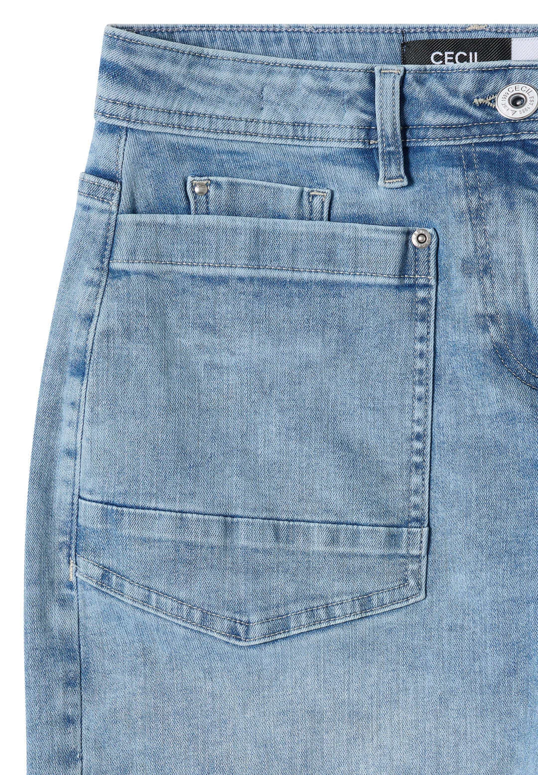 Style TOS Scarlett BARREL Ligh, light blue used wash 10349 Bild 2