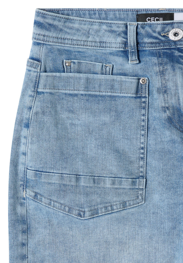 Style TOS Scarlett BARREL Ligh, light blue used wash 10349 Bild 2