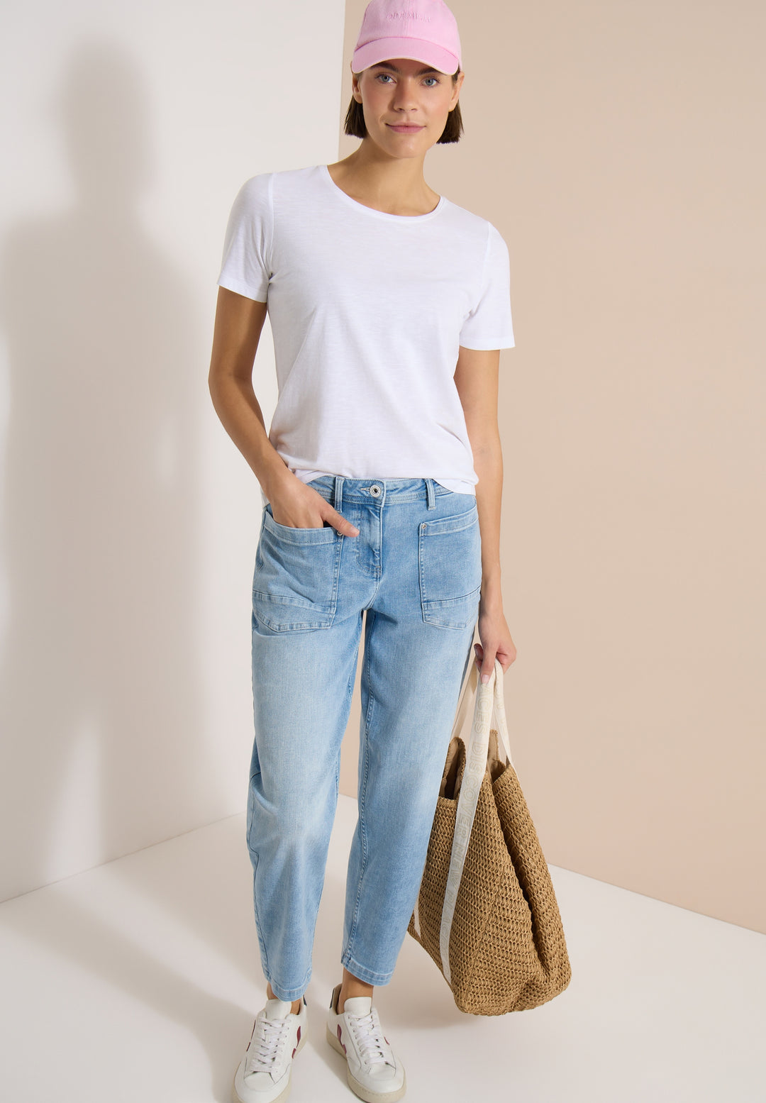 Style TOS Scarlett BARREL Ligh, light blue used wash 10349 Bild 5