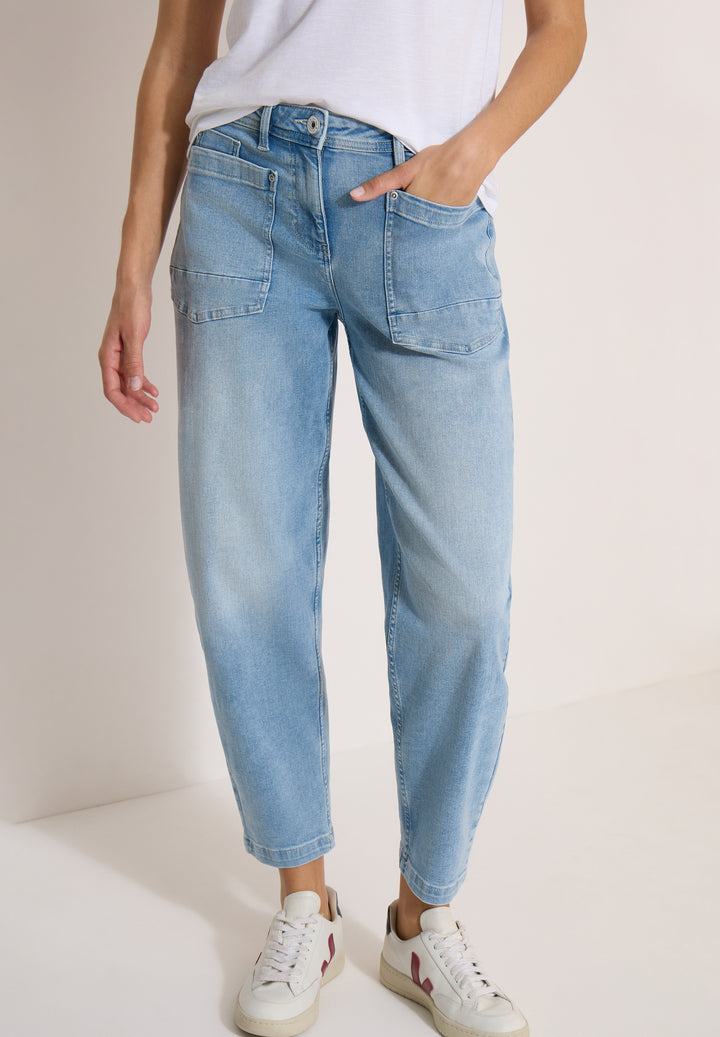 Style TOS Scarlett BARREL Ligh, light blue used wash 10349 Bild 6