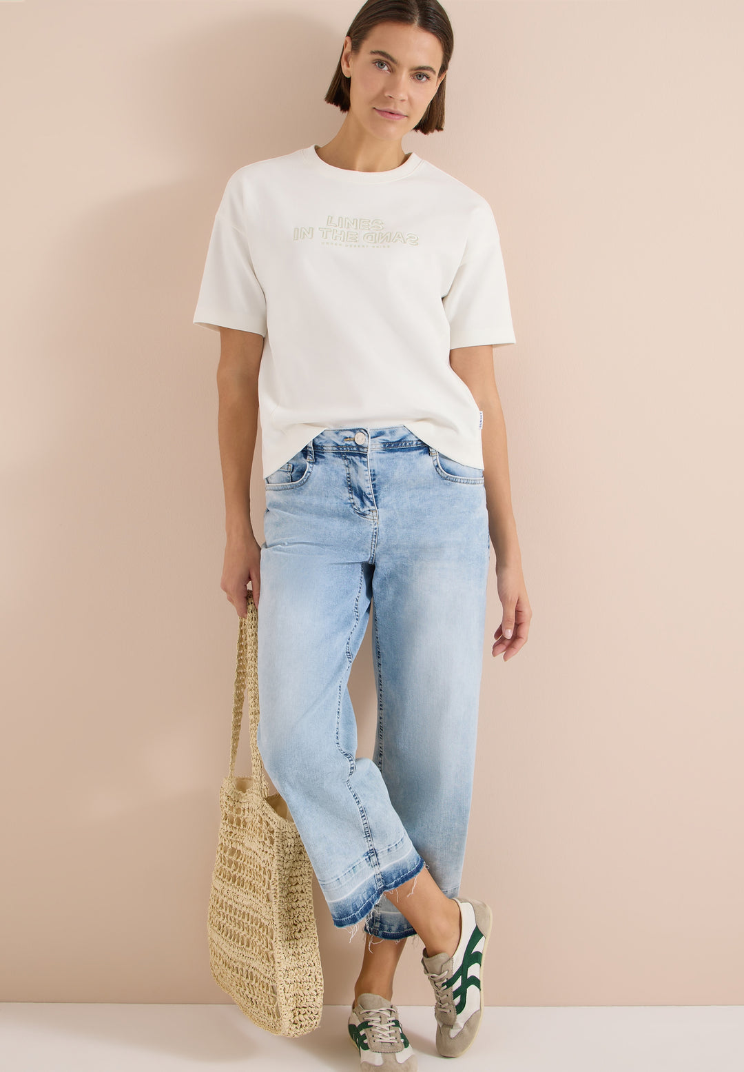 Sweatshirt w. Embroidery, vanilla white 23474 Bild 5