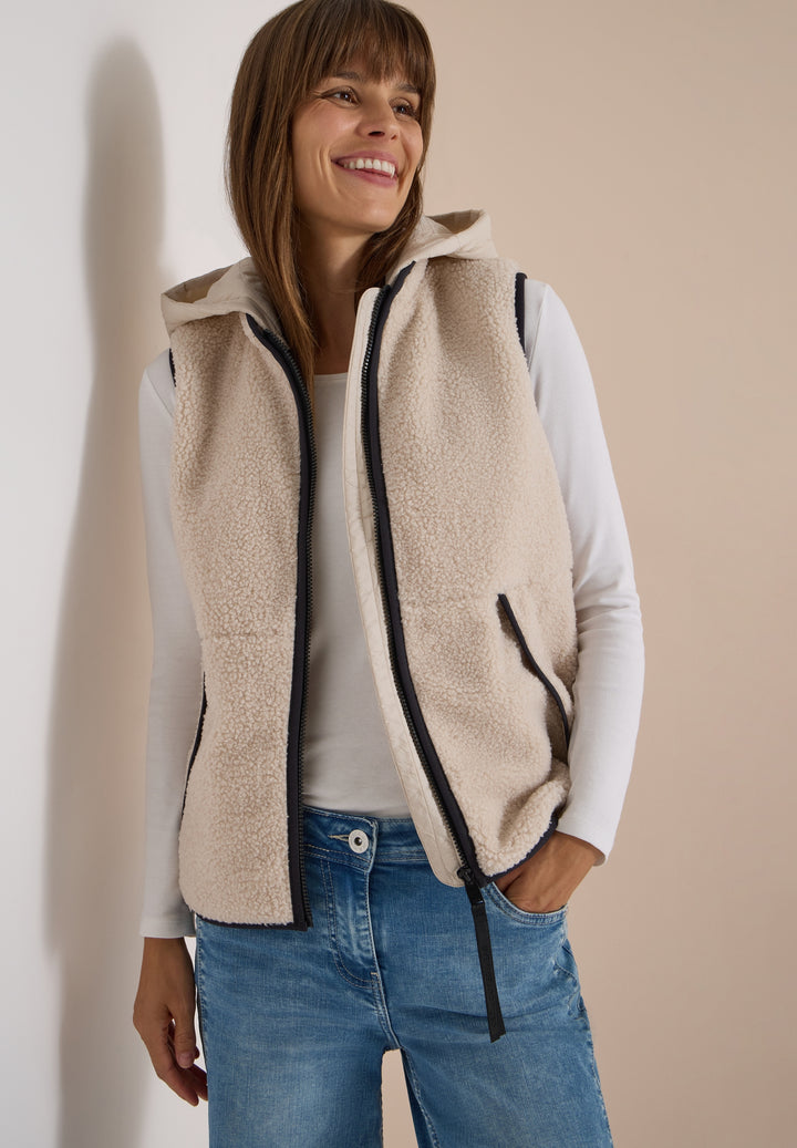 Teddy vest, teddy vanilla white 15641 Bild 3