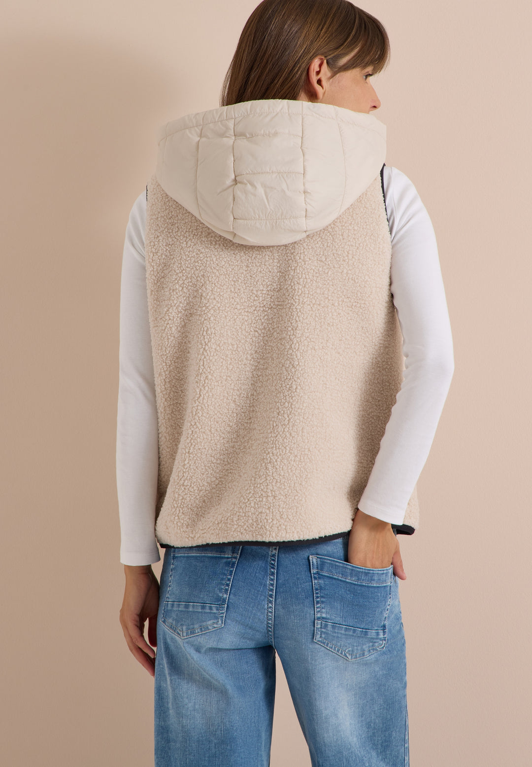 Teddy vest, teddy vanilla white 15641 Bild 4