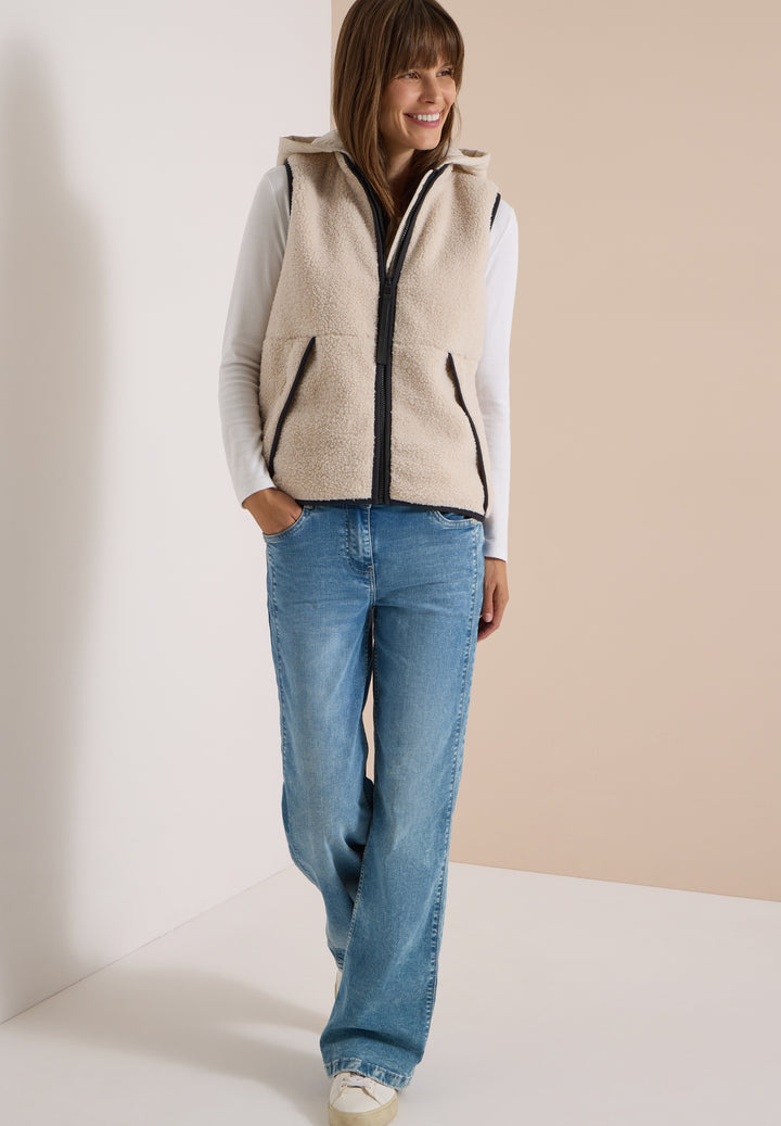Teddy vest, teddy vanilla white 15641 Bild 5