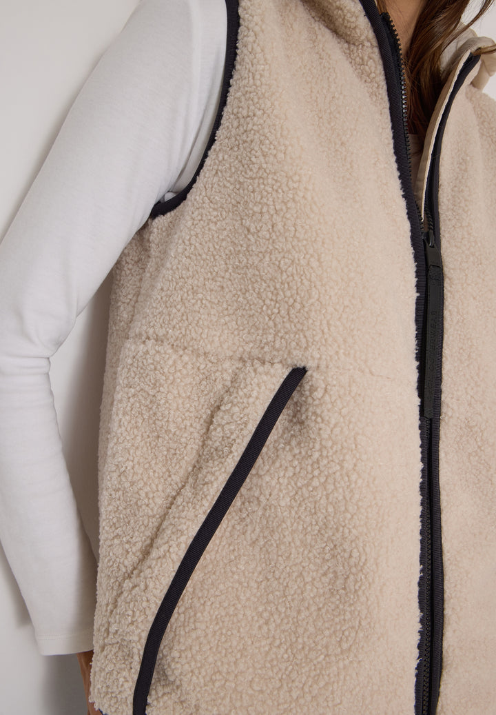 Teddy vest, teddy vanilla white 15641 Bild 6