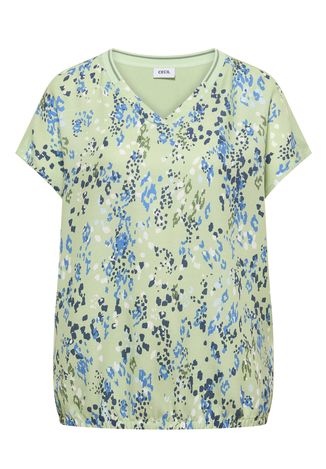 TOS AOP Mat-Mix Blouse, raw matcha lime 35749 Bild 1
