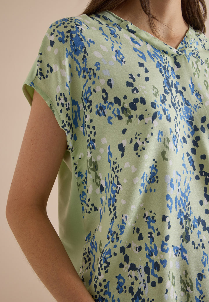 TOS AOP Mat-Mix Blouse, raw matcha lime 35749 Bild 6
