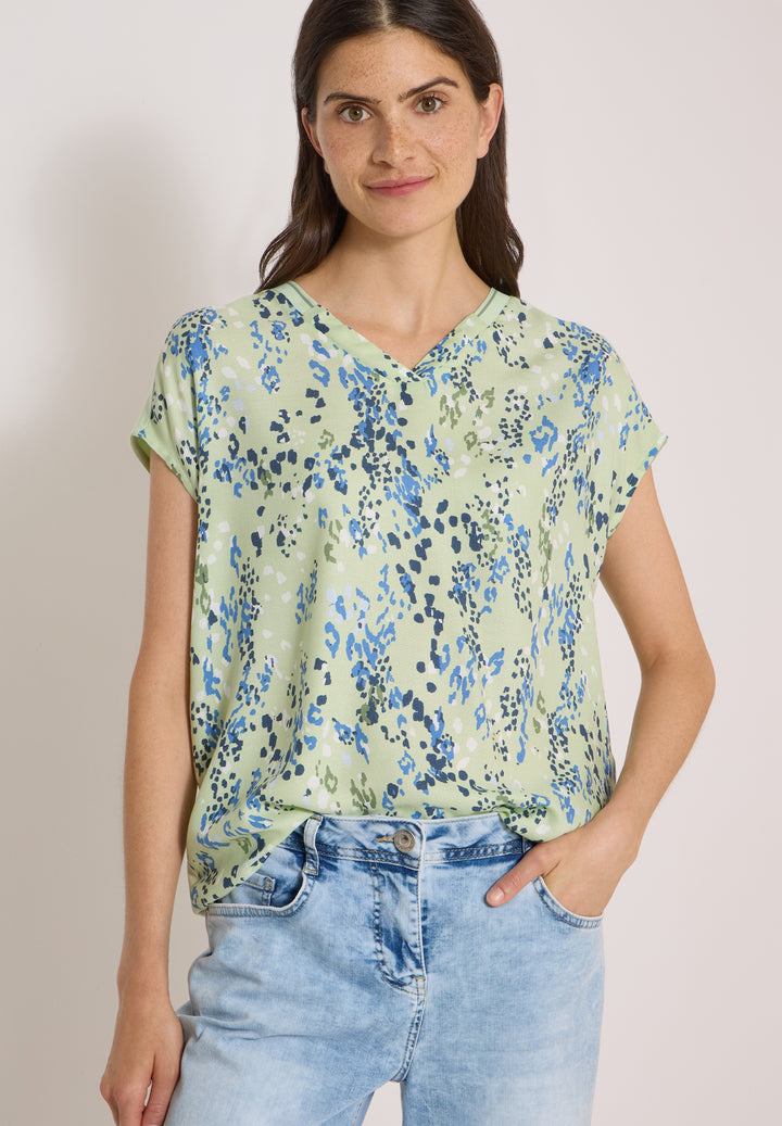 TOS AOP Mat-Mix Blouse, raw matcha lime 35749 Bild 7