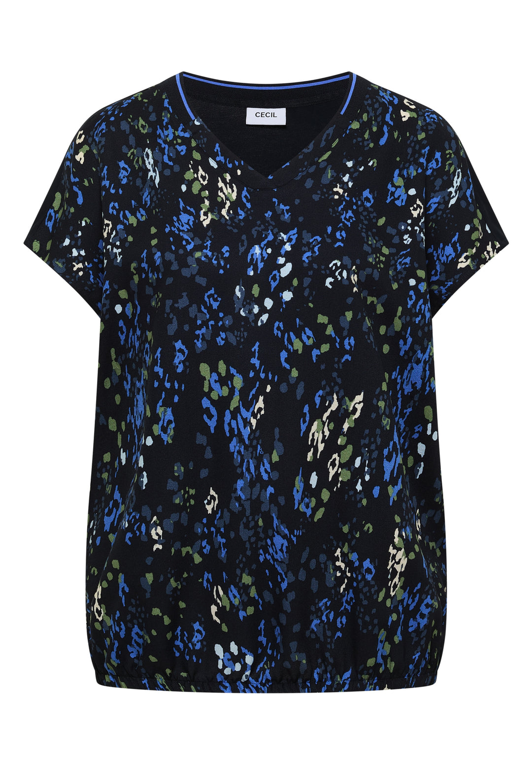 TOS AOP Mat-Mix Blouse, urban dark blue 36831 Bild 1