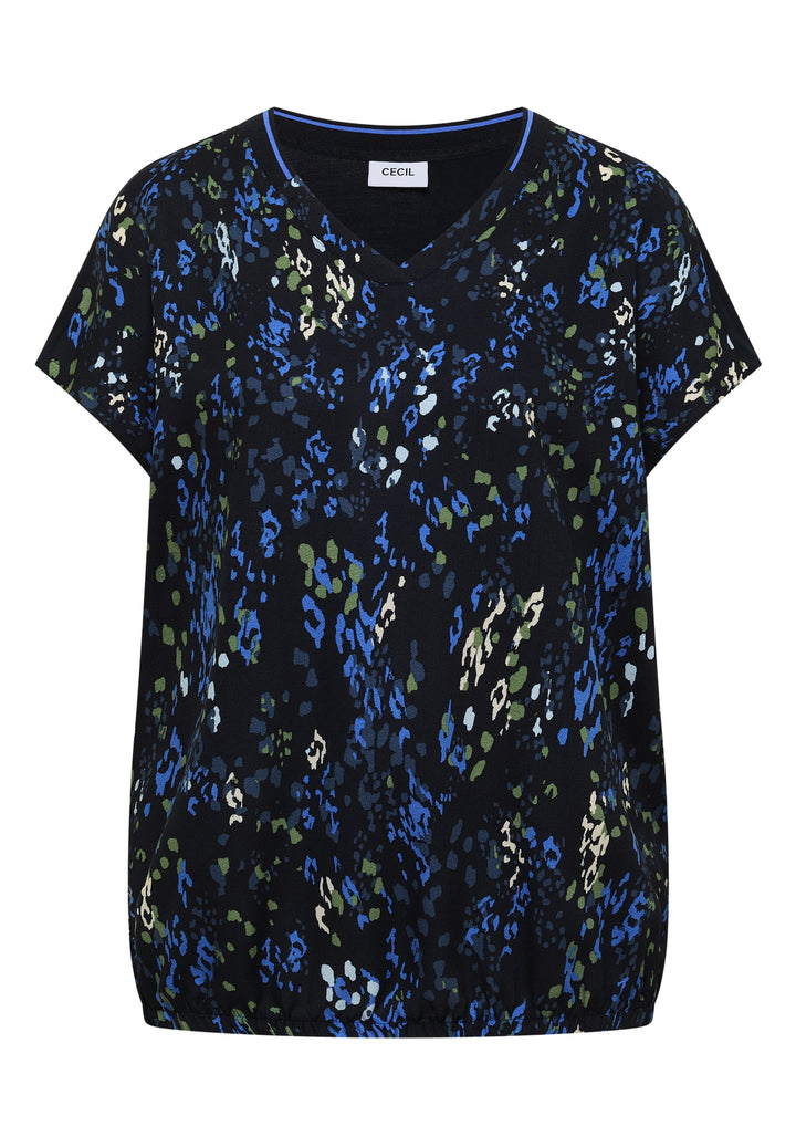 TOS AOP Mat-Mix Blouse, urban dark blue 36831 Bild 1