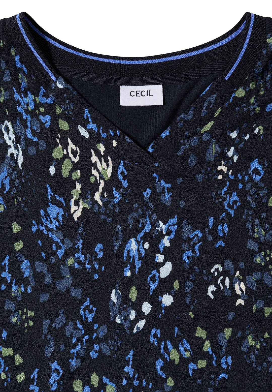 TOS AOP Mat-Mix Blouse, urban dark blue 36831 Bild 2