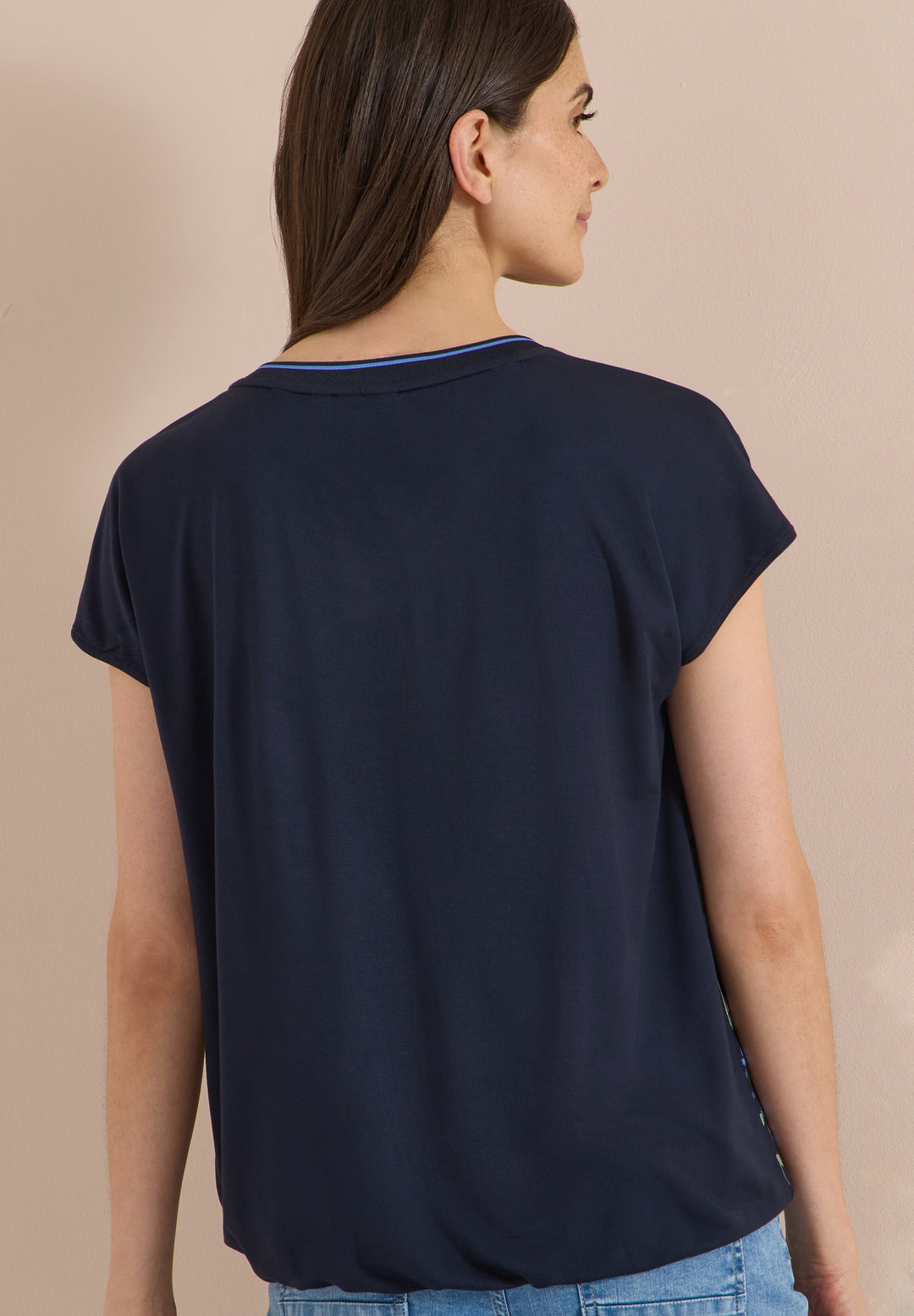 TOS AOP Mat-Mix Blouse, urban dark blue 36831 Bild 4