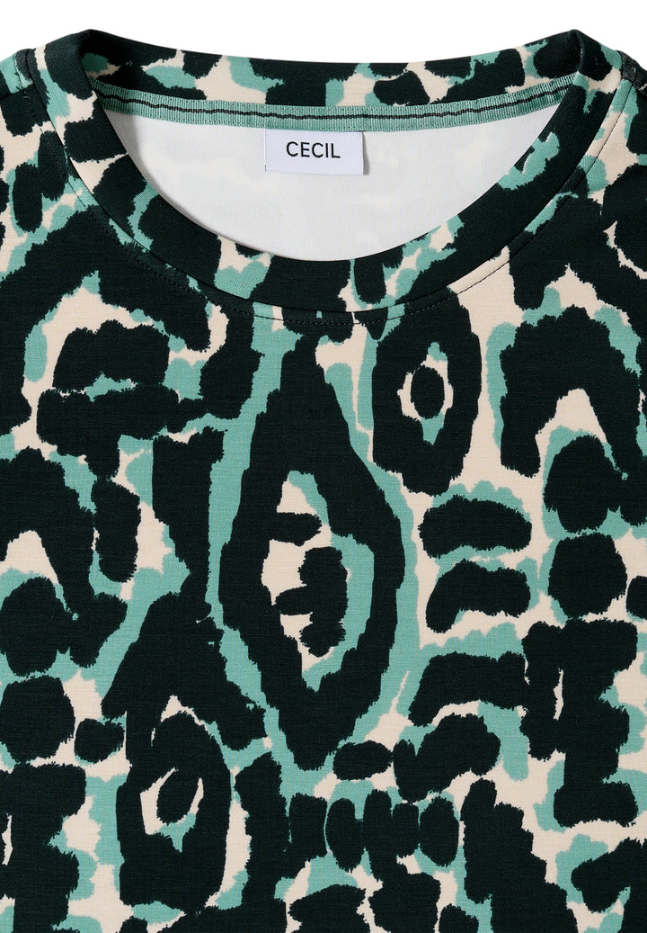 TOS AOP Soft Touch T-Shirt, ink green 36834 Bild 2