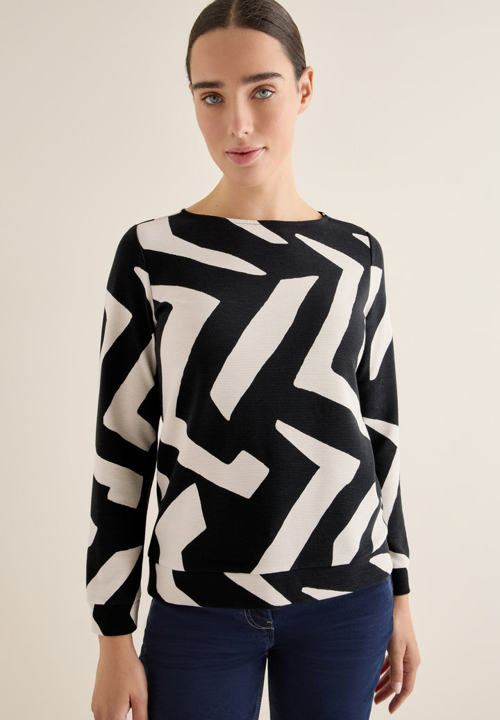 TOS Big AOP Ottoman Shirt, light greige 27089 Bild 7