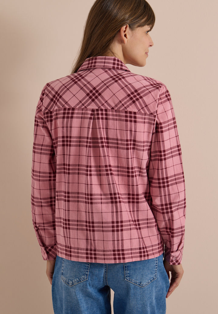 TOS Check Corduroy Blouse, velvet rose 37912 Bild 4