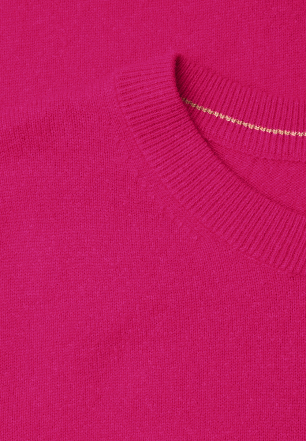 TOS Cosy Roundneck sweater, pink flash melange 17984 Bild 2