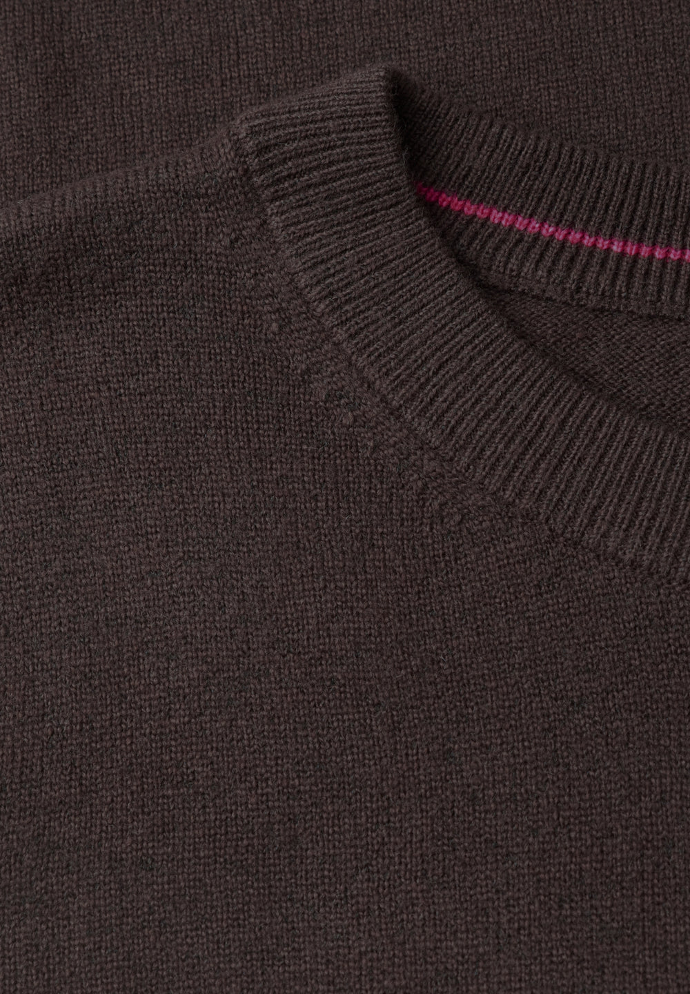 TOS Cosy Roundneck sweater, truffle brown melange 17985 Bild 2