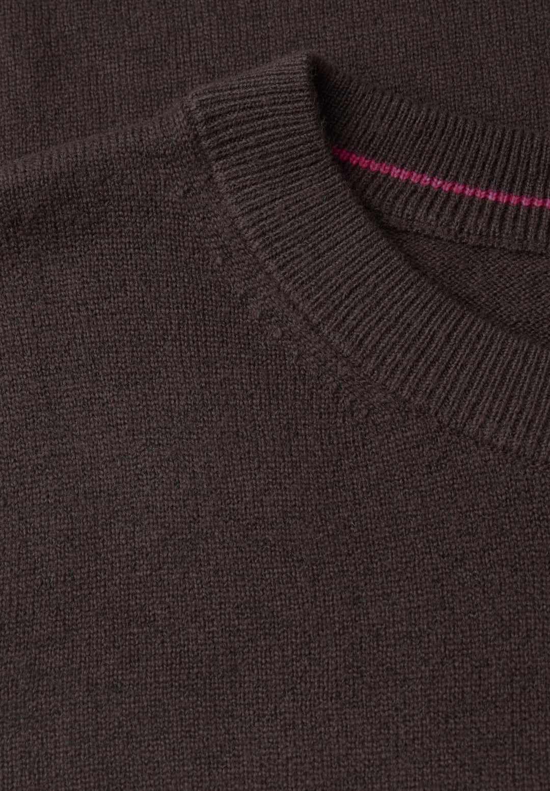 TOS Cosy Roundneck sweater, truffle brown melange 17985 Bild 2