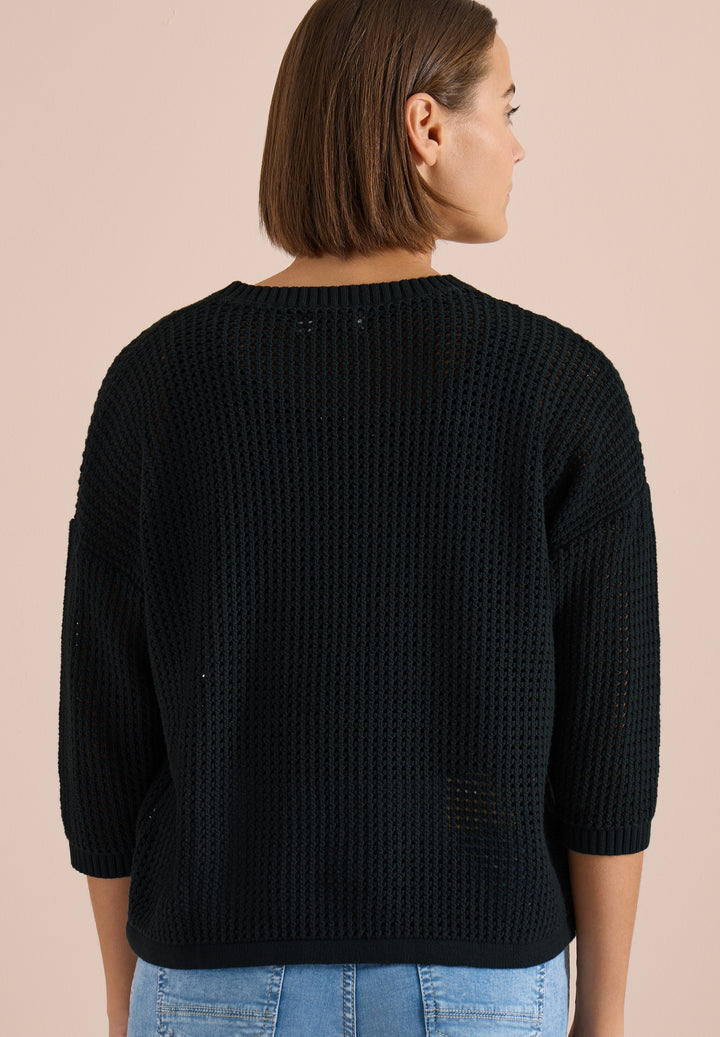 TOS_Crochet V-neck, palm breeze green 17672 Bild 4