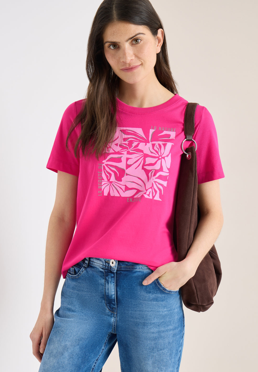 TOS Flower FP Shirt, beetroot pink 37492 Bild 3