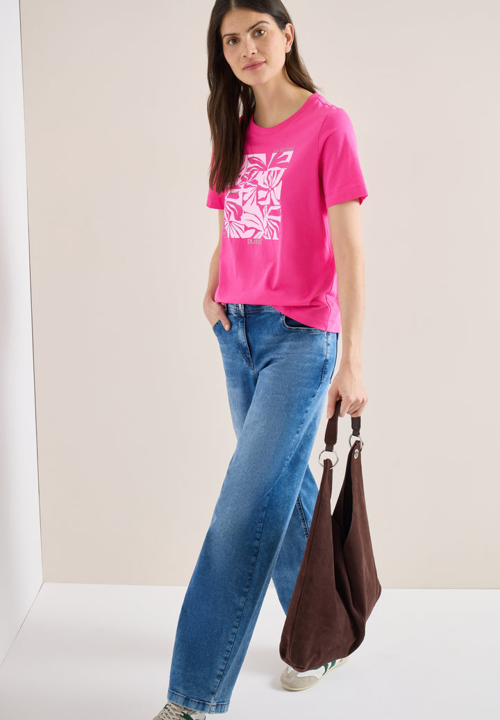 TOS Flower FP Shirt, beetroot pink 37492 Bild 5