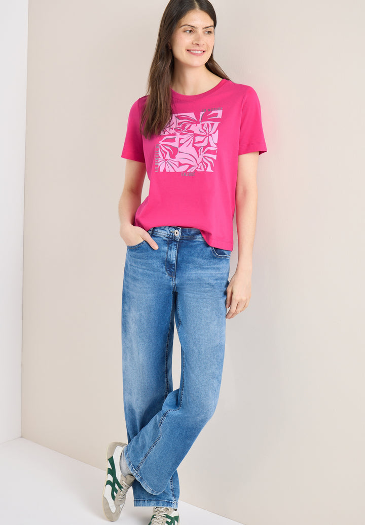 TOS Flower FP Shirt, beetroot pink 37492 Bild 7